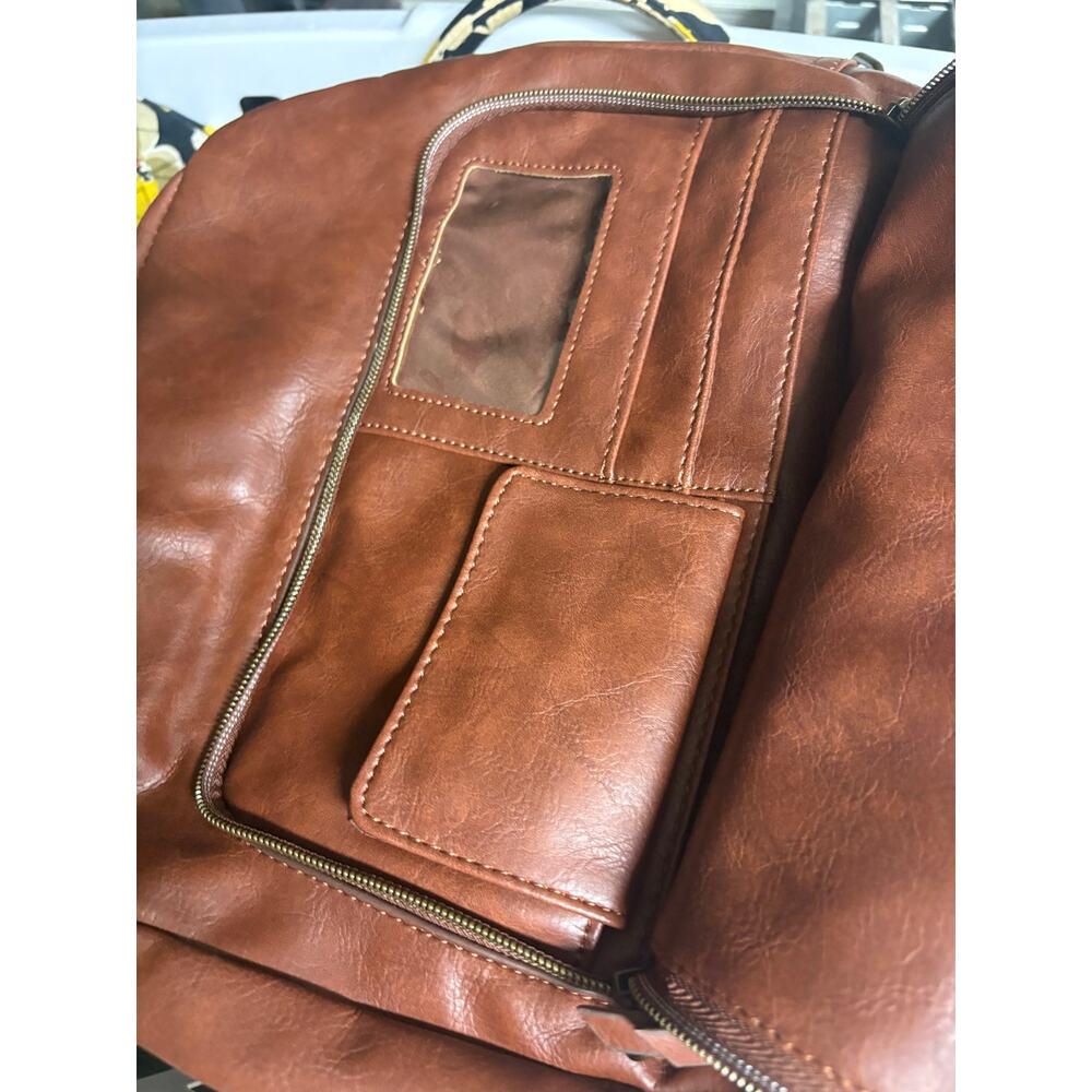 Brown Woven Crossbody Purse - Picture 6 of 7